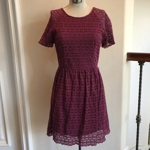 Free People Burgundy Dress
